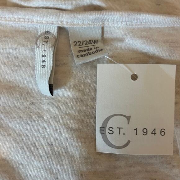 Cato Women Sequin Tank‎ Top 22/24 Mixed Media Layer Sparkle Disco Glam Party NEW - Picture 2 of 9